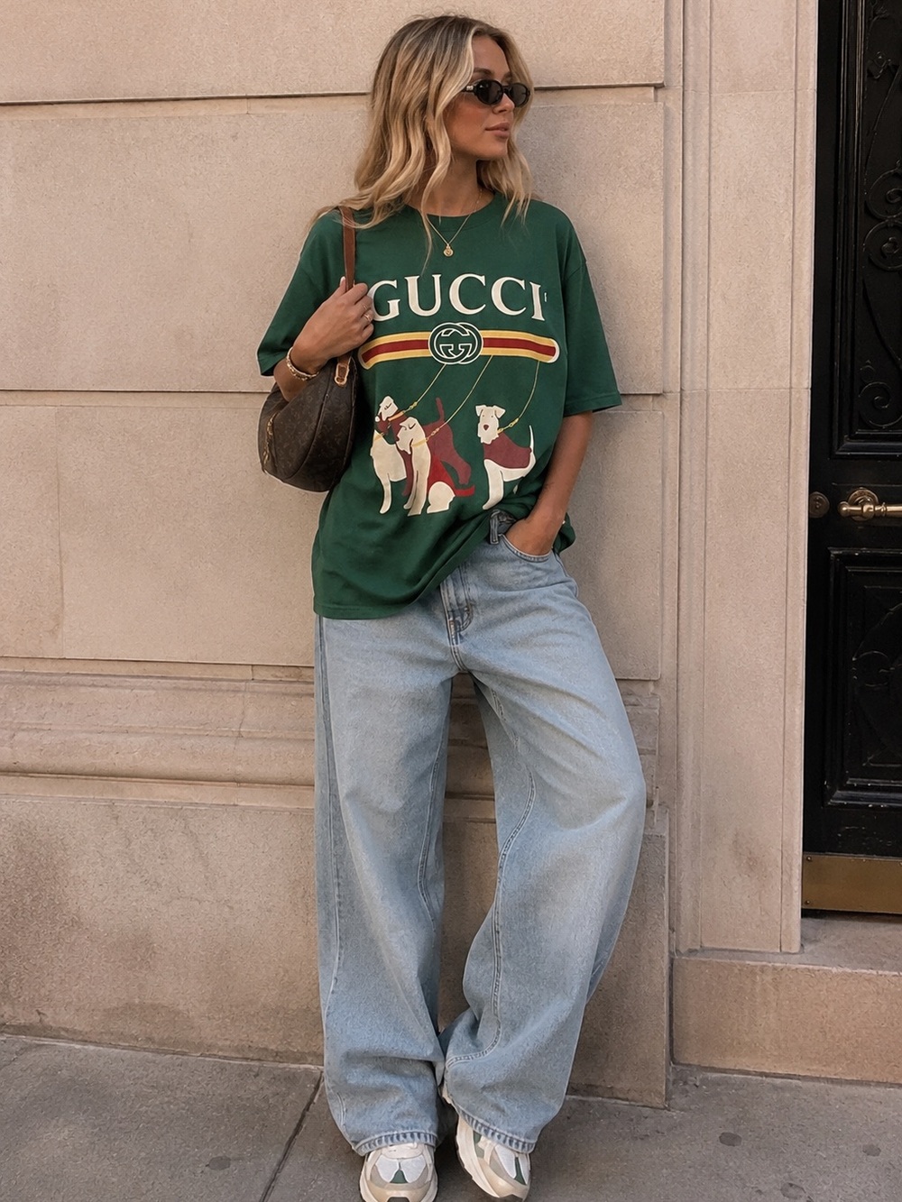 Gucci Green Graphic Tee